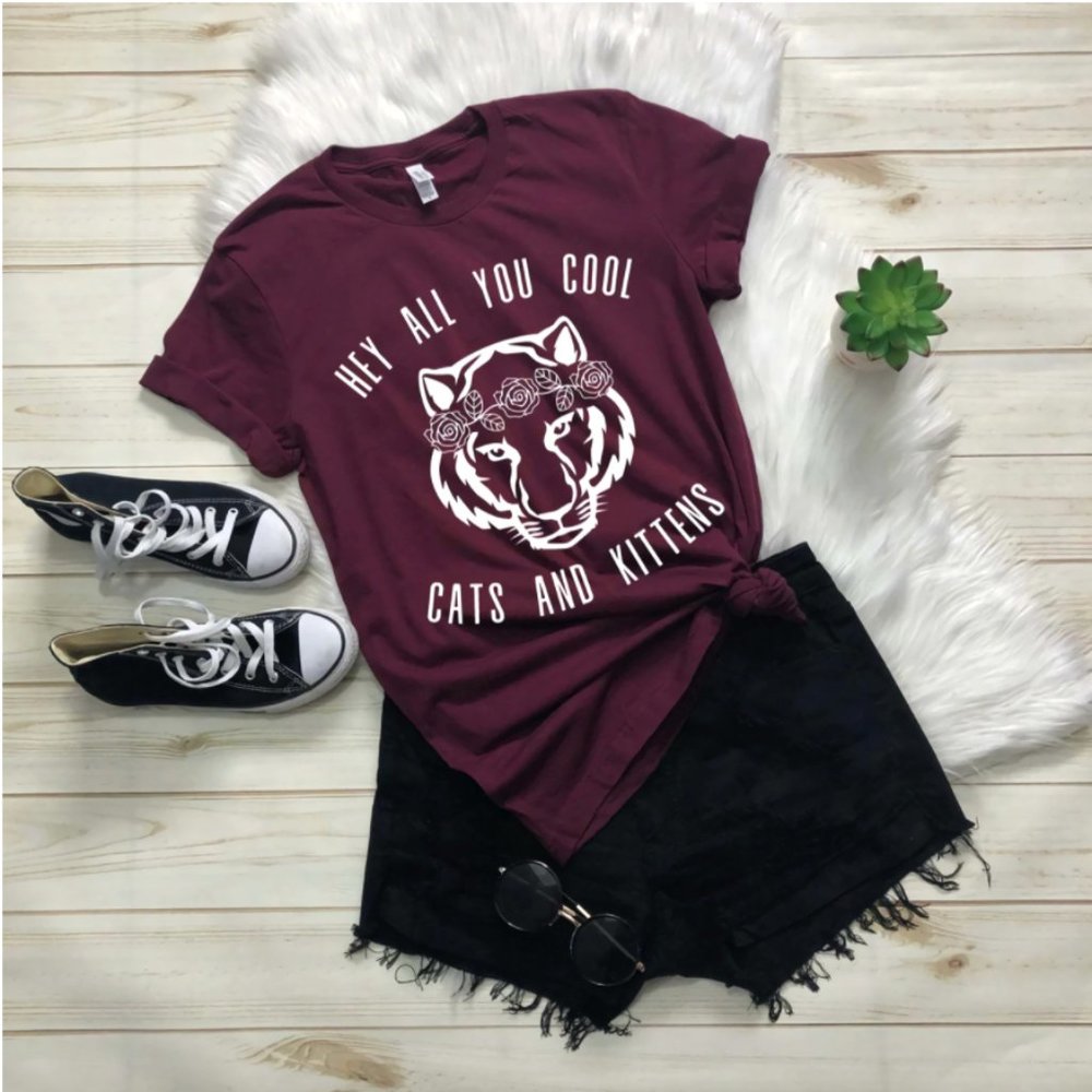 ✅NEW!! 2021 Tiger King Shirt Cool Cats and Kittens